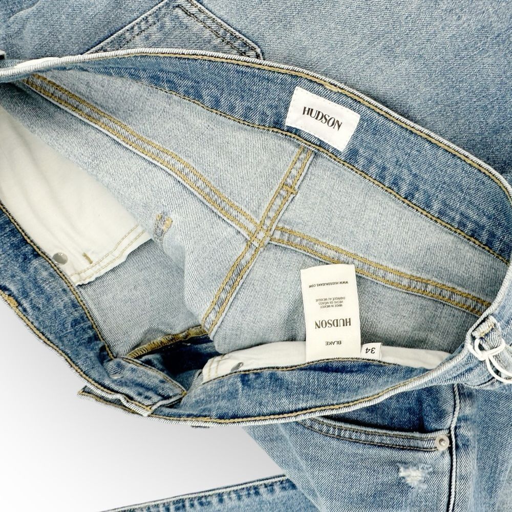 HUDSON NWT Blake Slim Staight Jeans- size 34 x 34 - Picture 7 of 10